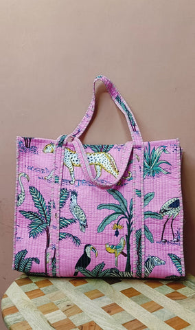 Premium Handblock Printed Tote Bag