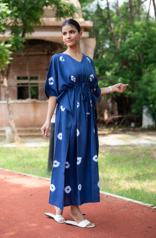 Premium Quality Tie Dye Shibori Kaftan