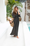 Premium Cotton Plain Kaftan Dress